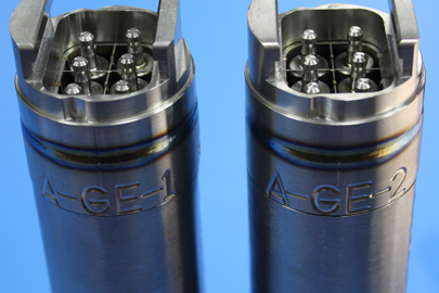 Test rod holders containing both ARMOR and IronClad rodlets.