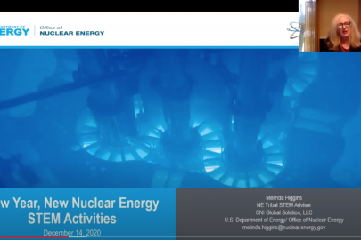 Webinar screen shots for STEM Activities