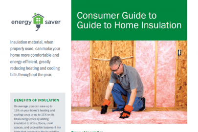 Consumer Guide to Home Insulation Fact Sheet