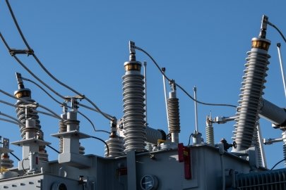 Photo of a power plant.
