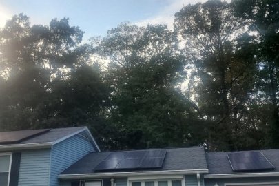 Residential rooftop solar in Maryland.