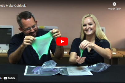 make oobleck with Jefferson Lab via Frostbite Theatre