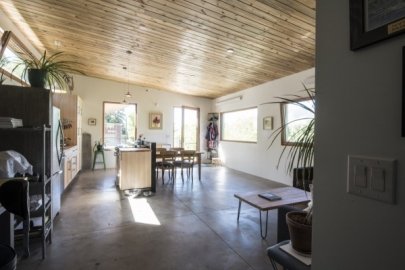 View of the interior of an energy efficient home.
