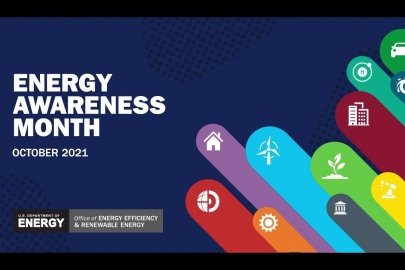 Logo for the EERE Energy Awareness Month campaign 2021.