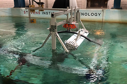 Researchers Test Model of New Floating Oscillating Surge Wave Energy Converter