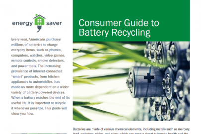 Consumer Guide to Battery Recycling Fact Sheet