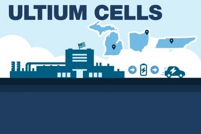 Illustration of battery cell manufacturing facility