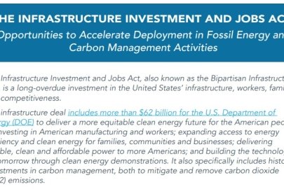 Fact Sheet: The Infrastructure Investment and Jobs Act - Opportunities to Accelerate Deployment in FECM Activities