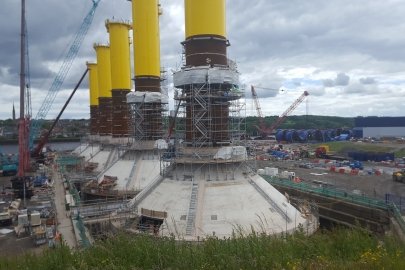 Concrete Gravity Base Foundations for Demonstration Project of Blyth UK 