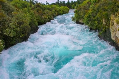 A rushing river