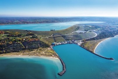 Pumped storage hydropower.