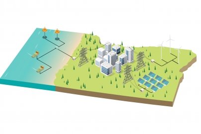 Illustration of marine energy potential.