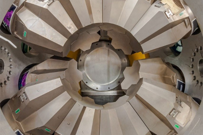The gamma-ray spectrometer GRETINA installed at Michigan State University measured energy levels in exotic nuclei.