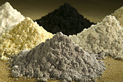 a pile of mineral dust.