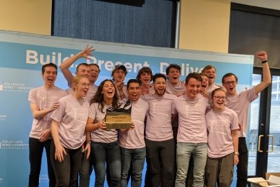 Kansas State University claimed first place in the 2023 Collegiate Wind Competition