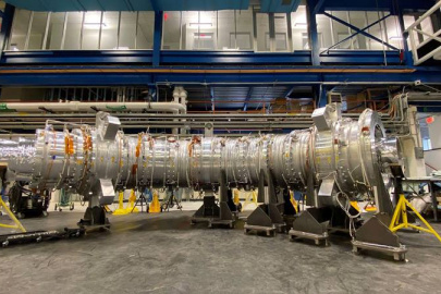 A segment of the Mu2e transport solenoid that will use superconducting magnets to focus roughly 10 billion muons per second onto an aluminum stopping target.