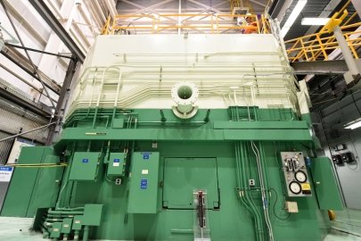 Exterior shot of a test reactor at Idaho National Laboratory.