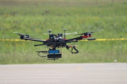Radiation-Detecting Drone Soars Over Portsmouth for Collaborative Testing