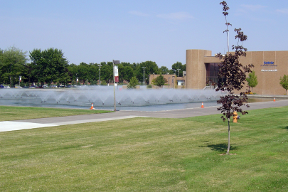 Cooling Pond Water Reuse PNNL has large cooling ponds that are used as heat reservoirs for a portion of the campus' air conditioning system in the summer months.