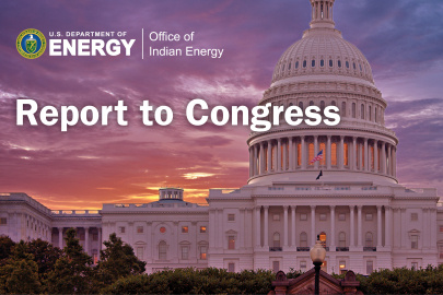 Sunset picture of U.S. capitol building.