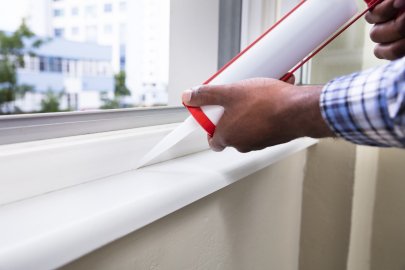 Do-It-Yourself Savings Project: Using Caulk to Seal Air Leaks