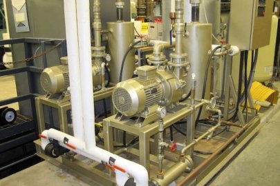 Example of recovering and recycling-type pump systems