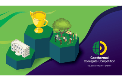 Geothermal Collegiate Competion Postcard