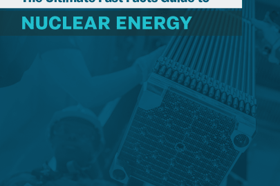 Guide cover with the title "The Ultimate Fast Facts Guide to Nuclear Energy."