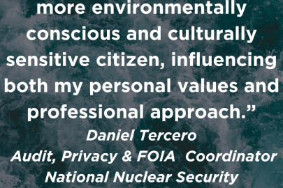 Daniel Tercero is an Audit, Privacy, and FOIA Coordinator for the National Nuclear Security Administration (NNSA).png