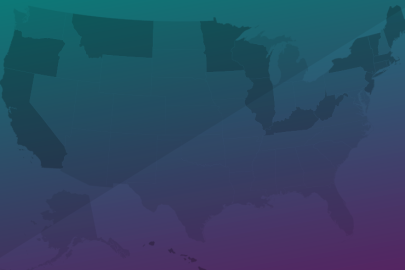 Thumbnail image with a U.S. map shaded with blue and green.