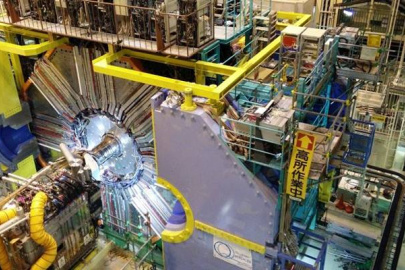 The Belle II experiment at the SuperKEKB accelerator measures particle interactions with extreme precision. Collisions of electron and positron beams create the high-energy environment needed to produce subatomic particles. 