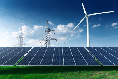 Solar and wind power.