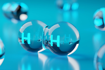 Rendering of clean hydrogen