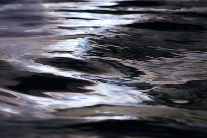 Closeup image of water surface with small waves