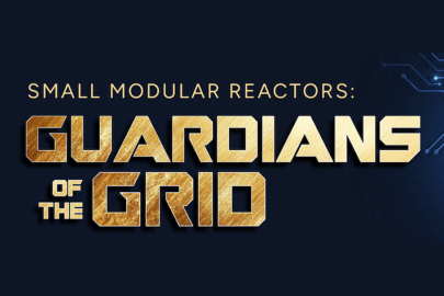 words that read small modular reactors guardians of the grid.