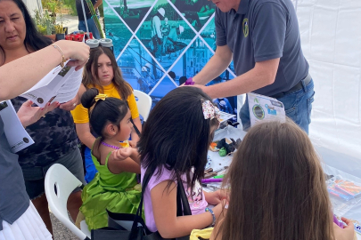 DOE team members at street fair