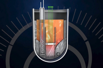 Image of a fast reactor rendering