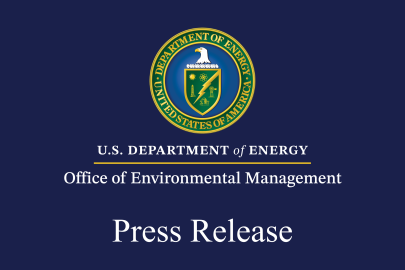 DOE EM logo with Press Release