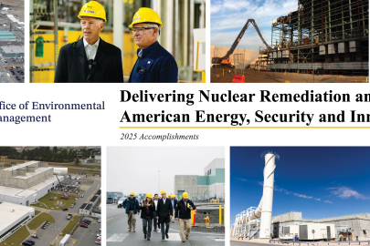 A collage of images from the Office of Environmental Management