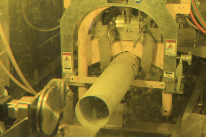 the inside of a shielded cell at the SRNL