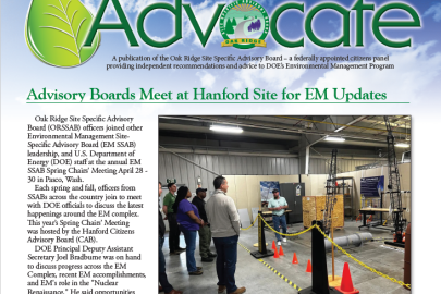 thumbnail image of the Advocate front page