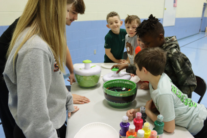 Students of all ages participating in STEM activities