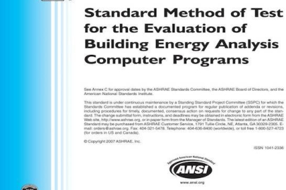 ASHRAE Standard 140 prescribes analytical, comparative, and empirical tests for BEM engines.