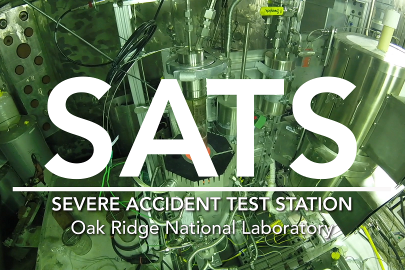  A picture of a furnace with the title Severe Accident Test Station