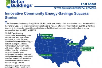 Innovative Community Energy-Savings Success Stories