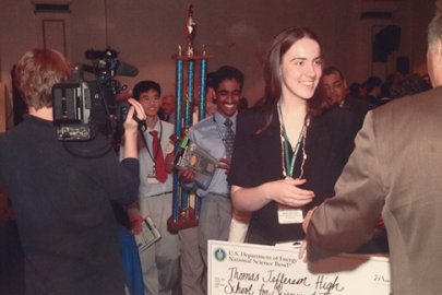 Kay Aull, 2003 National Science Bowl® Champion. 