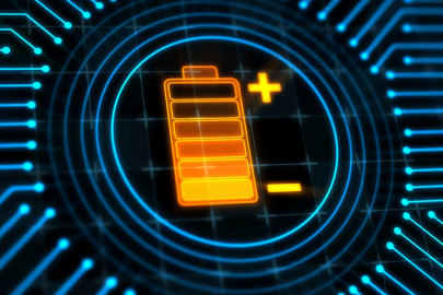 a graphic showing the battery level of an electronic.