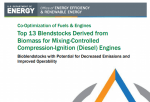 Top 13 Blendstocks Derived from Biomass for Mixing-Controlled Compression-Ignition (Diesel) Engines