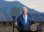 President Biden giving a speech