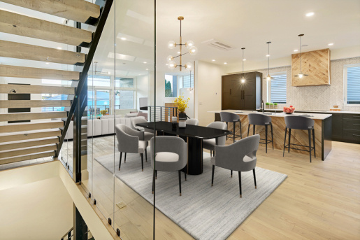 Dwell Development built this 3,989-square-foot custom home in Seattle, Washington, to the high performance criteria of the U.S. Department of Energy Zero Energy Ready Home (ZERH) program.
